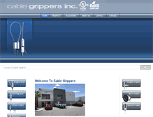 Tablet Screenshot of cablegrippers.com